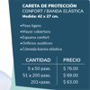 Picture of Careta de Protección Confort con Banda elástica | Pet-G