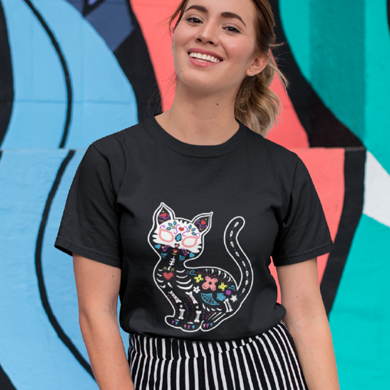 Picture of Playera mujer | Skull cat